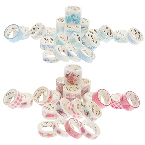 OSALADI 40Rollen Dekoratives Washi Tape Set Dünne Scrapbooking Klebebänder mit Frischen Mustern Zufällige Designs für DIY Projekte für Handbücher Tagebücher OSALADI 40Rollen Dekoratives Washi Tape Set Dünne Scrapbooking Klebebänder mit Frischen Mustern Zufällige Designs für DIY Projekte für Handbücher Tagebücher von OSALADI