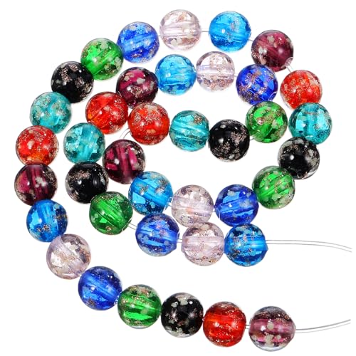 OSALADI 40Stücke Leuchtende Glasperlen für Schmuck Armbänder und Basteln Nachtleuchtende Perlen in Farben OSALADI 40Stücke Leuchtende Glasperlen für Schmuck Armbänder und Basteln Nachtleuchtende Perlen in Farben von OSALADI