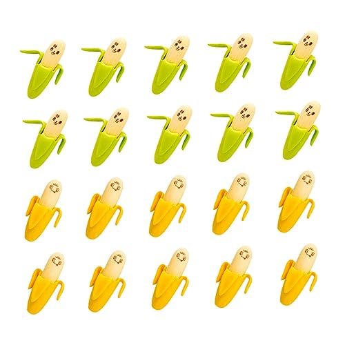 OSALADI 40Stücke Teiliges Cartoon Bananen Radiergummis Für Lustige Und Praktische Radiergummis Bananenform Und Lehrmittel Aus Sicherem Material Gefertigt von OSALADI