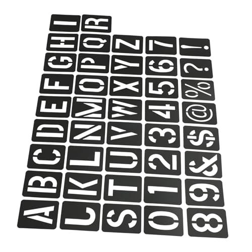OSALADI 41 Stück Teiliges Buchstaben Schablonen Langlebige Waschbare Malvorlagen für Scrapbooking DIY Kunstprojekte Planer und Bastelarbeiten Leicht und Tragbar für Erwachsene OSALADI 41 Stück Teiliges Buchstaben Schablonen Langlebige Waschbare Malvorlagen für Scrapbooking DIY Kunstprojekte Planer und Bastelarbeiten Leicht und Tragbar für Erwachsene von OSALADI