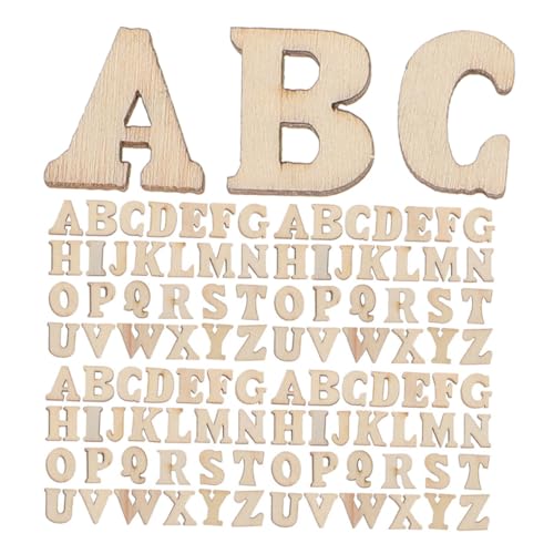 OSALADI 416 Stück Teiliges Set Holzbuchstaben Naturbelassen zum Bemalen DIY Basteln Vintage Alphabete für Kinderzimmer Hochzeiten Kreative Dekoration Robuste Holzbuchstaben für Vielseitige OSALADI 416 Stück Teiliges Set Holzbuchstaben Naturbelassen zum Bemalen DIY Basteln Vintage Alphabete für Kinderzimmer Hochzeiten Kreative Dekoration Robuste Holzbuchstaben für Vielseitige von OSALADI