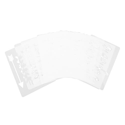 OSALADI 45 Blatt Buchstabenschablonen Teilig Wiederverwendbare Schablonen für Diy Malprojekte für Wände und Kreative Bastelarbeiten von OSALADI