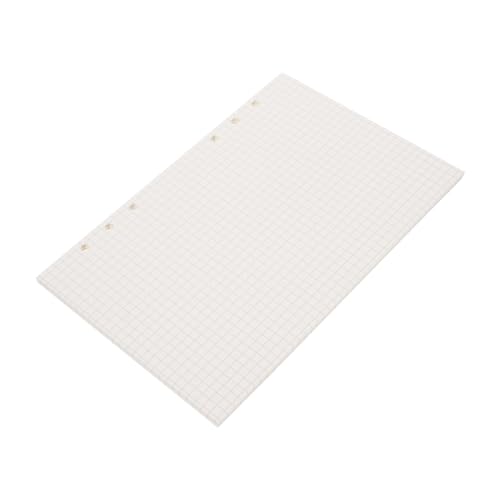 OSALADI 45 Blatt Notizblock Kariert Nachfüllbares Papier Ringbucheinlagen Nachfüllung Schreibblock Kariert für Schule Büro Künstler Unterwegs OSALADI 45 Blatt Notizblock Kariert Nachfüllbares Papier Ringbucheinlagen Nachfüllung Schreibblock Kariert für Schule Büro Künstler Unterwegs von OSALADI