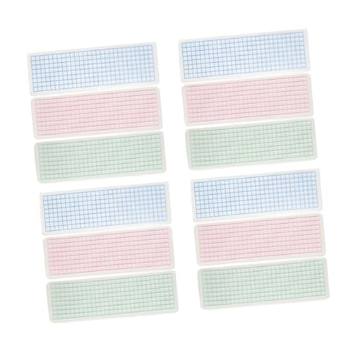 OSALADI 45 Stück Teiliges Washi Tape Sub Packing mit Grünen Blauen und Pinken Abgerundeten Dicken Aufbewahrungsplatten Praktisches Dekoratives Klebeband Organizer für Büro Schule Zuhause von OSALADI
