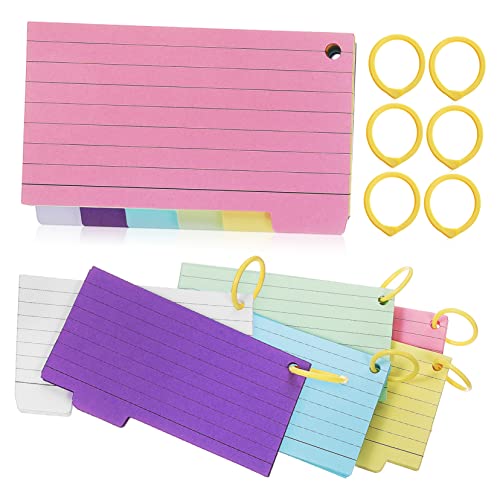OSALADI 450 Stück Notebook + Bindemittel Ring Karteikarten-Notizbuch groß Journaling wiederverwendbar farbig bunt Ausgekleidete Memo -Pads Taschen Notebook für Memo Papier Zufällige Farbe OSALADI 450 Stück Notebook + Bindemittel Ring Karteikarten-Notizbuch groß Journaling wiederverwendbar farbig bunt Ausgekleidete Memo -Pads Taschen Notebook für Memo Papier Zufällige Farbe von OSALADI