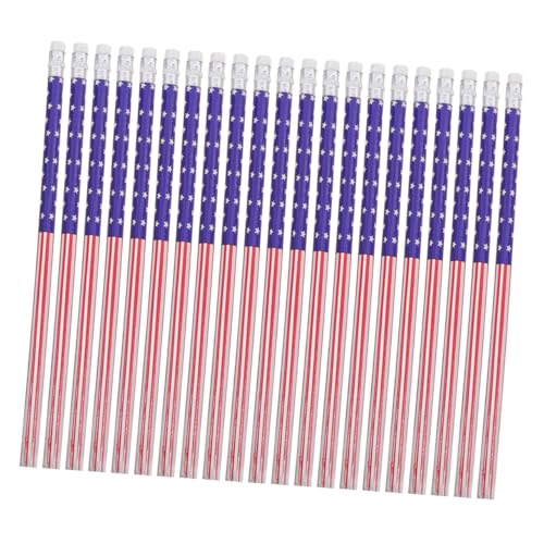 OSALADI 48 Stück Flag -musterstift Lustige Stifte Für Kleine Stifte Patriotische Stifte Sternstifte Schulbleistifte Sportbleistifte Mit Radiergummi Aluminium OSALADI 48 Stück Flag -musterstift Lustige Stifte Für Kleine Stifte Patriotische Stifte Sternstifte Schulbleistifte Sportbleistifte Mit Radiergummi Aluminium von OSALADI