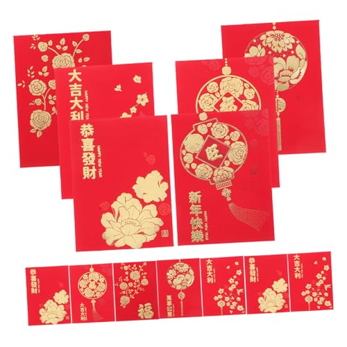 OSALADI 48 Stück Teiliges Chinesische Neujahrsumschläge Jahr der Schlange Rote Geldumschläge aus Robustem Papier mit Glückszeichen für Hochzeit Geburtstag Frühlingsfest Vielseitige OSALADI 48 Stück Teiliges Chinesische Neujahrsumschläge Jahr der Schlange Rote Geldumschläge aus Robustem Papier mit Glückszeichen für Hochzeit Geburtstag Frühlingsfest Vielseitige von OSALADI
