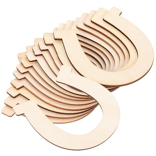 OSALADI 48 Stück Teiliges Holzscheiben Hufeisenform aus Glattem Strapazierfähigem Holz für DIY Handgemalte Bastelspiele Sichere Holzdeko zum Aufhängen und Hinstellen für Malerei und OSALADI 48 Stück Teiliges Holzscheiben Hufeisenform aus Glattem Strapazierfähigem Holz für DIY Handgemalte Bastelspiele Sichere Holzdeko zum Aufhängen und Hinstellen für Malerei und von OSALADI