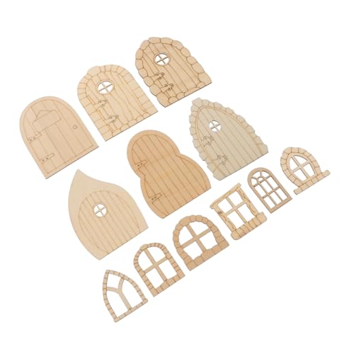 OSALADI 48 Stück Teiliges Unbemalte Holz gartentüren für DIY Fairy Garden Stabile Holzplatten zum Bemalen Kreative Miniatur holzspäne für Individuelle Dekorationen OSALADI 48 Stück Teiliges Unbemalte Holz gartentüren für DIY Fairy Garden Stabile Holzplatten zum Bemalen Kreative Miniatur holzspäne für Individuelle Dekorationen von OSALADI