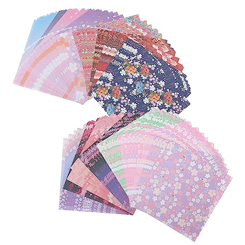 OSALADI 480 Blatt Dickes Quadratisches Origami Papier Doppelseitiges Bastelpapier für Diy Projekte Material für Origami und Handarbeiten mit Einzigartigen Designs von OSALADI
