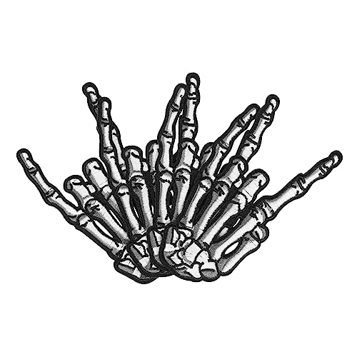 OSALADI 4Stücke Skull Herz Stickerei Patches Abnehmbare Flicken für Kleidung Rucksäcke und DIY Verschleißfest und Einfach Anzubringen für Mode und Reparatur OSALADI 4Stücke Skull Herz Stickerei Patches Abnehmbare Flicken für Kleidung Rucksäcke und DIY Verschleißfest und Einfach Anzubringen für Mode und Reparatur von OSALADI