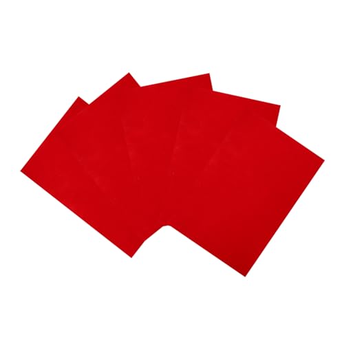OSALADI 5 Blatt Box Selbstklebende Schmuck Geschenkbox Patch Liner Abnehmbare Schmuckboxen Bulk Filzboden Stoff Rot OSALADI 5 Blatt Box Selbstklebende Schmuck Geschenkbox Patch Liner Abnehmbare Schmuckboxen Bulk Filzboden Stoff Rot von OSALADI
