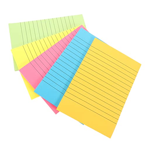 OSALADI 5 Haftnotizen Selbstklebende Notizzettel Wiederverwendbar Klebestreifen Kommentieren Notizbücher College Regiert Memo -pads Farbe Klebrig Klassenzimmer Rosa Papier Bunt OSALADI 5 Haftnotizen Selbstklebende Notizzettel Wiederverwendbar Klebestreifen Kommentieren Notizbücher College Regiert Memo -pads Farbe Klebrig Klassenzimmer Rosa Papier Bunt von OSALADI
