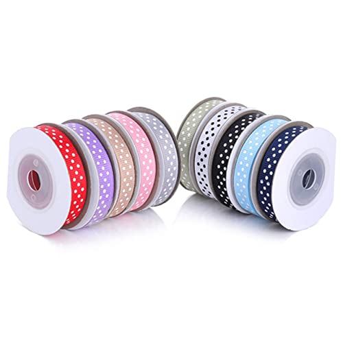 OSALADI 5 Rollen Breites Dekoband mit Rundpunkten Geschenkbänder für DIY Bastelprojekte Partydekorationen und Geschenkverpackungen OSALADI 5 Rollen Breites Dekoband mit Rundpunkten Geschenkbänder für DIY Bastelprojekte Partydekorationen und Geschenkverpackungen von OSALADI