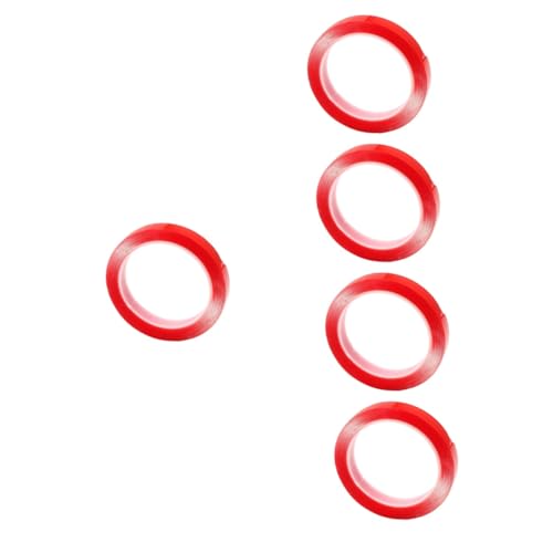 OSALADI 5 Rollen Bürokratie Band schwere drinnen Multifunktion Dasselbe Banddekoration für den Außenbereich breites Klebeband Doppelseitige Klebebänder Starkes Band Acrylsäure rot OSALADI 5 Rollen Bürokratie Band schwere drinnen Multifunktion Dasselbe Banddekoration für den Außenbereich breites Klebeband Doppelseitige Klebebänder Starkes Band Acrylsäure rot von OSALADI
