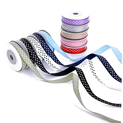 OSALADI 5 Rollen Dotted Ribbon Dekoband für DIY Projekte und Partydekoration Weiß Schleifen Hochzeiten und Bastelarbeiten OSALADI 5 Rollen Dotted Ribbon Dekoband für DIY Projekte und Partydekoration Weiß Schleifen Hochzeiten und Bastelarbeiten von OSALADI