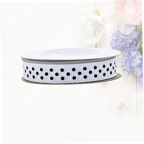 OSALADI 5 Rollen Gepunktetes Ripsband Weiß Dekoratives Geschenkband für Diy Hochzeiten Partys und Bastelprojekte Yards pro für Schleifen und Kuchen Dekorationen OSALADI 5 Rollen Gepunktetes Ripsband Weiß Dekoratives Geschenkband für Diy Hochzeiten Partys und Bastelprojekte Yards pro für Schleifen und Kuchen Dekorationen von OSALADI