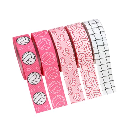 OSALADI 5 Rollen Geschenkband Sportballband Volleyballband Volleyball-haarband Volleyballbänder Für Die Mannschaft Volleyball-bastelband Volleyball-partygeschenke Diy Game Ribbon Polyester OSALADI 5 Rollen Geschenkband Sportballband Volleyballband Volleyball-haarband Volleyballbänder Für Die Mannschaft Volleyball-bastelband Volleyball-partygeschenke Diy Game Ribbon Polyester von OSALADI