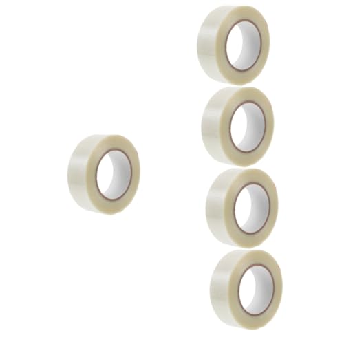 OSALADI 5 Rollen Hochtransparente Klebebandrolle Hochleistungs Dichtband für Reparaturen Fixierungen und Verpackungen Haushalt und Industrie von OSALADI