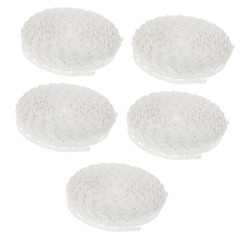 OSALADI 5 Rollen Hochwertiges Breites Spitzenband Milchseide Dekoratives Spitzenborte für Hochzeiten Diy Bastelprojekte Weihnachten und Festliche Anlässe Weiß Leicht Zuschneidbar Weich und OSALADI 5 Rollen Hochwertiges Breites Spitzenband Milchseide Dekoratives Spitzenborte für Hochzeiten Diy Bastelprojekte Weihnachten und Festliche Anlässe Weiß Leicht Zuschneidbar Weich und von OSALADI