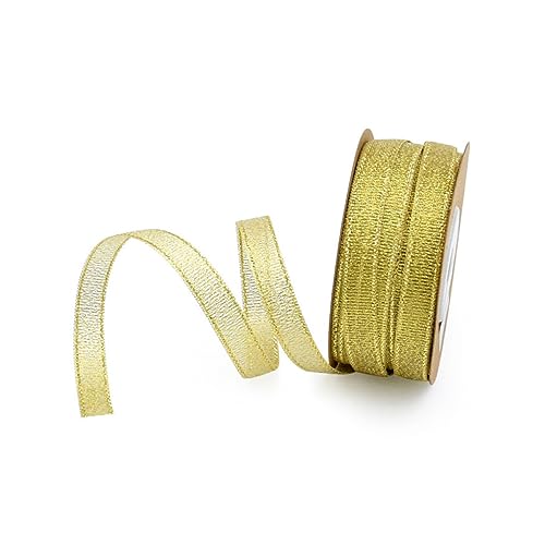 OSALADI 5 Rollen Teiliges Glitzer Geschenkband Geripptes Polyesterband Vielseitig für Blumenverpackung Party Dekoration und DIY Schleifenherstellung Goldfarben OSALADI 5 Rollen Teiliges Glitzer Geschenkband Geripptes Polyesterband Vielseitig für Blumenverpackung Party Dekoration und DIY Schleifenherstellung Goldfarben von OSALADI