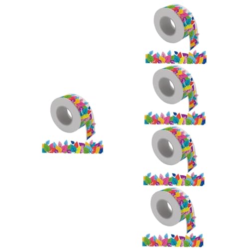 OSALADI 5 Rollen dekorative Aufkleber für Tafeln Bretter trimmen ästhetisch Dekoration aufkleber Bulletin -Brettverkleidung Bulletin Board Vorräte PVC selbstklebend OSALADI 5 Rollen dekorative Aufkleber für Tafeln Bretter trimmen ästhetisch Dekoration aufkleber Bulletin -Brettverkleidung Bulletin Board Vorräte PVC selbstklebend von OSALADI