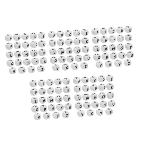 OSALADI 5 Sätze Alphabet-perlen Reiz Basteln Farbig Farbe Perlenbuchstaben Für Klein Schüttgut Verschiedene Perlen Buchstaben Perlen Schmuck Armbandperlen Kieselgel Weiß 26 Stücke * 5 OSALADI 5 Sätze Alphabet-perlen Reiz Basteln Farbig Farbe Perlenbuchstaben Für Klein Schüttgut Verschiedene Perlen Buchstaben Perlen Schmuck Armbandperlen Kieselgel Weiß 26 Stücke * 5 von OSALADI