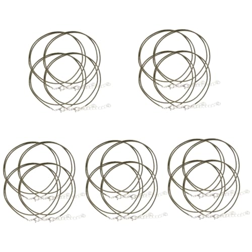 OSALADI 5 Sätze Anhänger Wachsseil Reiz Herstellung Schnüre Halskette Liefert Diy-kordelkette Halskettenschnur Mit Verschluss Halskette Seil Kabel Polyester Olive Green 100 Stück * 5 OSALADI 5 Sätze Anhänger Wachsseil Reiz Herstellung Schnüre Halskette Liefert Diy-kordelkette Halskettenschnur Mit Verschluss Halskette Seil Kabel Polyester Olive Green 100 Stück * 5 von OSALADI