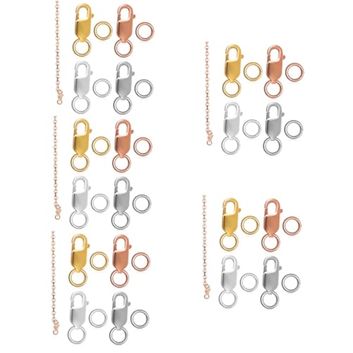 OSALADI 5 Sätze Armbandzubehör Schnalle Schlüssel Schmuckverschlüsse Schmuck Verschluss Schmuckverschluss Klaue Karabinerverschlüsse Für Schmuck Bunter Karabinerverschluss S925 4 Stück * 5 OSALADI 5 Sätze Armbandzubehör Schnalle Schlüssel Schmuckverschlüsse Schmuck Verschluss Schmuckverschluss Klaue Karabinerverschlüsse Für Schmuck Bunter Karabinerverschluss S925 4 Stück * 5 von OSALADI