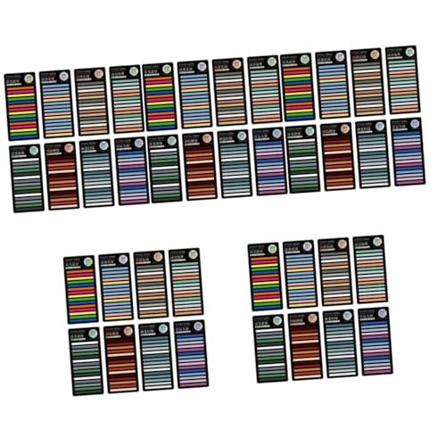 OSALADI 5 Sätze Aufkleber Buchregisterkarten Kommentieren Hochschule Bunte Seitenmarkierungen Klebrig Farbe Lesezeichen Buch-klebestreifen Sticky Tabs Indizieren Das Haustier 8 Blätter * 5 von OSALADI