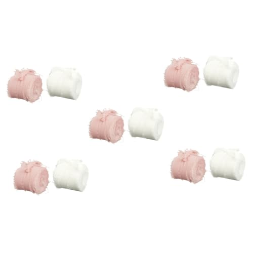 OSALADI 5 Sätze Banddekoration Schleife Blau Bänder Für Handwerk Seide Zubehör Band Zum Verpacken Burgund Satinband Zum Einwickeln Organza Sortiertes Band Haarband Polyester 2 Rollen * 5 OSALADI 5 Sätze Banddekoration Schleife Blau Bänder Für Handwerk Seide Zubehör Band Zum Verpacken Burgund Satinband Zum Einwickeln Organza Sortiertes Band Haarband Polyester 2 Rollen * 5 von OSALADI