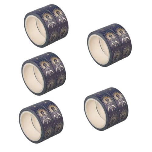 OSALADI 5 Sätze Bedruckte Klebebänder Streifen Süßes Band Sammelalbum Lieferungen Journaling-zubehör Aufkleber Zum Basteln Washi-tape-masse Papier Blue 2 Rollen * 5 OSALADI 5 Sätze Bedruckte Klebebänder Streifen Süßes Band Sammelalbum Lieferungen Journaling-zubehör Aufkleber Zum Basteln Washi-tape-masse Papier Blue 2 Rollen * 5 von OSALADI
