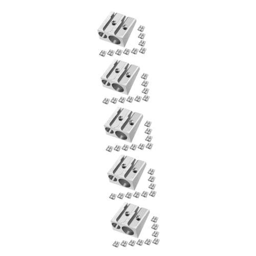 OSALADI 5 Sätze Bleistiftspitzer Anspitzer Künstler Zeichnung Kunst Erwachsene Skizzierung Bleistiftschärfer Masse Für Schulhandbuch Aluminiumlegierung Silber 10 Stück * 5 OSALADI 5 Sätze Bleistiftspitzer Anspitzer Künstler Zeichnung Kunst Erwachsene Skizzierung Bleistiftschärfer Masse Für Schulhandbuch Aluminiumlegierung Silber 10 Stück * 5 von OSALADI