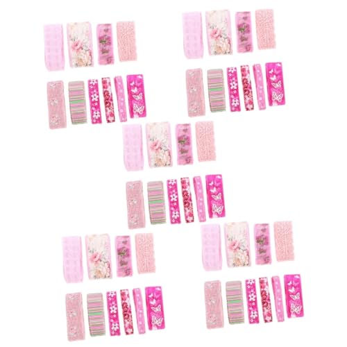 OSALADI 5 Sätze Blumenmuster Geschenkbänder Schneidbares Strapazierfähiges Dekorationsband Für Diy Bastelprojekte Geschenkverpackungen Und Floristik Vielseitig Einsetzbar Für 10 Stück * 5 OSALADI 5 Sätze Blumenmuster Geschenkbänder Schneidbares Strapazierfähiges Dekorationsband Für Diy Bastelprojekte Geschenkverpackungen Und Floristik Vielseitig Einsetzbar Für 10 Stück * 5 von OSALADI