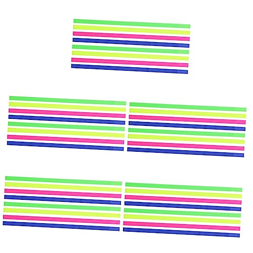 OSALADI 5 Sätze Bunte Halbtransparente Haftstreifen Ultradünne Wiederablösbare Lesemarkierungen Flexible Tabs für Bücher Notizen und Markierungen für Lehrer OSALADI 5 Sätze Bunte Halbtransparente Haftstreifen Ultradünne Wiederablösbare Lesemarkierungen Flexible Tabs für Bücher Notizen und Markierungen für Lehrer von OSALADI