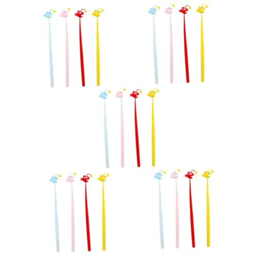 OSALADI 5 Sätze Cartoon-stift Tintenstift Zeichnung Ästhetisch Fisch Kreativ Süße Stifte Schreiben Cooler Stift Kugelschreiber Löschbare Stifte Süß Plastik Zufällige Farbe 4 Stück * 5 OSALADI 5 Sätze Cartoon-stift Tintenstift Zeichnung Ästhetisch Fisch Kreativ Süße Stifte Schreiben Cooler Stift Kugelschreiber Löschbare Stifte Süß Plastik Zufällige Farbe 4 Stück * 5 von OSALADI