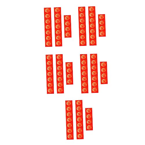 OSALADI 5 Sätze Couplet Papier Leeres Kalligraphie Papier für Chinesische Neujahr mit Bronzing Muster für Frühlingsfest Dekoration OSALADI 5 Sätze Couplet Papier Leeres Kalligraphie Papier für Chinesische Neujahr mit Bronzing Muster für Frühlingsfest Dekoration von OSALADI