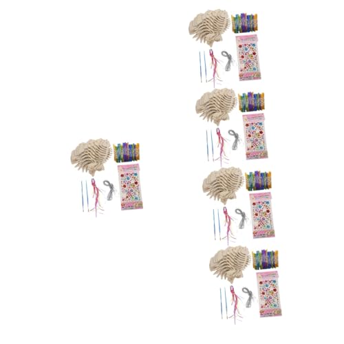 OSALADI 5 Sätze DIY Holz Windspiel Blanko Holz Windglocken zum Gestalten Fischformen Windspielröhren Pinsel Aufkleber und Schnur Bastelideen für Erwachsene OSALADI 5 Sätze DIY Holz Windspiel Blanko Holz Windglocken zum Gestalten Fischformen Windspielröhren Pinsel Aufkleber und Schnur Bastelideen für Erwachsene von OSALADI