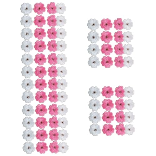 OSALADI 5 Sätze Dekorative Eisen Patches Für Kleidung Diy Bügelbilder Mit Zarten Sakura Motiven Zum Reparieren Und Dekorieren Von Jacken Und Taschen 30 Stück * 5 von OSALADI