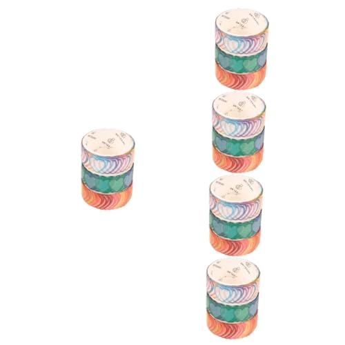OSALADI 5 Sätze Dekoratives Washi Tape Für Diy Scrapbooking Japanisches Papierband Für Kunsthandwerk Für Tagebücher Und Projekte 3 Rollen * 5 OSALADI 5 Sätze Dekoratives Washi Tape Für Diy Scrapbooking Japanisches Papierband Für Kunsthandwerk Für Tagebücher Und Projekte 3 Rollen * 5 von OSALADI