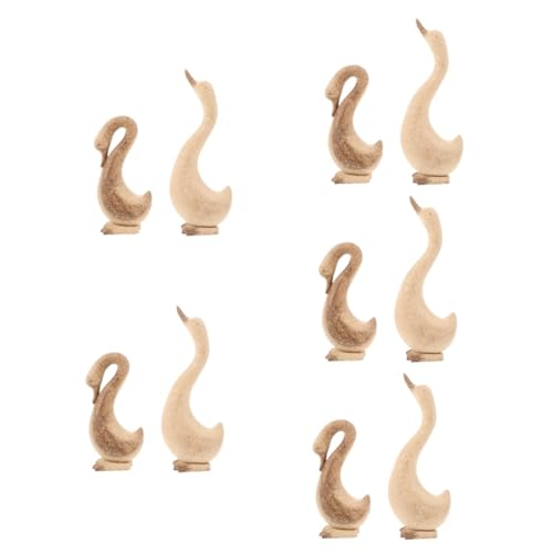 OSALADI 5 Sätze Diy Holz Gans Figuren Unvollendete Holz Dekoration Für Bastelprojekte Für Tischdeko Und Kinderhandwerk Langlebig 2 Stück * 5 OSALADI 5 Sätze Diy Holz Gans Figuren Unvollendete Holz Dekoration Für Bastelprojekte Für Tischdeko Und Kinderhandwerk Langlebig 2 Stück * 5 von OSALADI