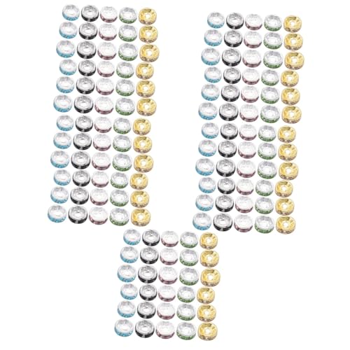 OSALADI 5 Sätze Diy Schmuckherstellungszubehör Perlen Spacer Perlen Mischfarben Für Armbänder Und Mehr Für Kreative Bastelprojekte 300 Stück * 5 OSALADI 5 Sätze Diy Schmuckherstellungszubehör Perlen Spacer Perlen Mischfarben Für Armbänder Und Mehr Für Kreative Bastelprojekte 300 Stück * 5 von OSALADI