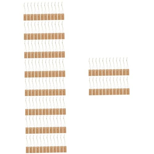 OSALADI 5 Sätze Elastisches Seiletikett Klein Schmuck Tags Etiketten Für Einzelhandel Hängendes, Aufgereihtes Etikett Schlüssel Kraftpapier Light Brown 100 Stück * 5 OSALADI 5 Sätze Elastisches Seiletikett Klein Schmuck Tags Etiketten Für Einzelhandel Hängendes, Aufgereihtes Etikett Schlüssel Kraftpapier Light Brown 100 Stück * 5 von OSALADI