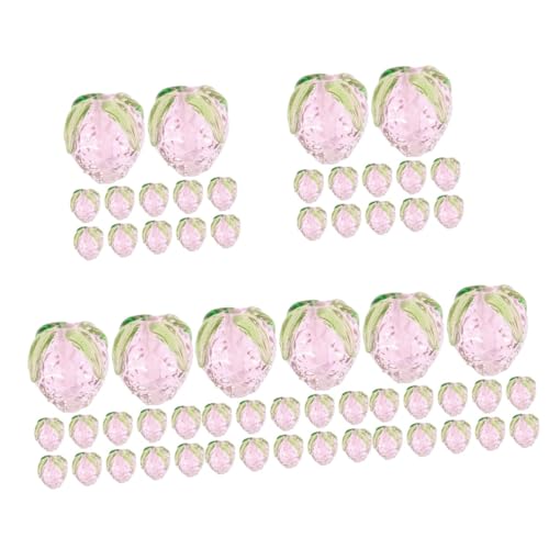 OSALADI 5 Sätze Erdbeerarmbandschmuck Klein Erdbeere Anhänger Für Die Schmuckherstellung Erdbeerperlen Schmuckanhänger Süß Diy -schmuckversorgungen Glas Rosa 16 Stück * 5 OSALADI 5 Sätze Erdbeerarmbandschmuck Klein Erdbeere Anhänger Für Die Schmuckherstellung Erdbeerperlen Schmuckanhänger Süß Diy -schmuckversorgungen Glas Rosa 16 Stück * 5 von OSALADI