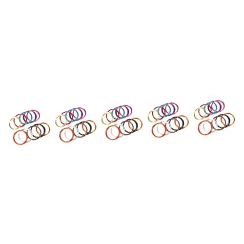 OSALADI 5 Sätze Fünf Farben Bunte Aluminiumdrähte Für Diy Bastelprojekte Schmuckherstellung Bonsai Formung Flexibel Und Langlebig 10 Stück * 5 von OSALADI