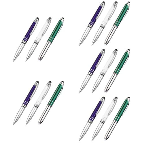 OSALADI 5 Sätze Gerät Led Taktil Schwarz Zeichenstifte Kugelschreiber Drücken Stift Mit Licht Lichtstift Für Krankenschwestern Stifte Für Touchscreen Metall 3 Stücke * 5 OSALADI 5 Sätze Gerät Led Taktil Schwarz Zeichenstifte Kugelschreiber Drücken Stift Mit Licht Lichtstift Für Krankenschwestern Stifte Für Touchscreen Metall 3 Stücke * 5 von OSALADI