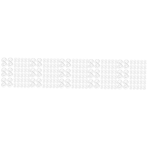 OSALADI 5 Sätze Gummiband Clips Für Diy Armbänder S Clip Verbindungselemente Praktische Bastelzubehör Für Schmuckherstellung Langlebig Und Wiederverwendbar Für Armbänder Und 500 Stück * 5 von OSALADI