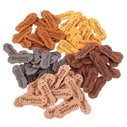 OSALADI 5 Sätze Handgefertigte Kleidung Geprägte Etiketten Diy Lederlabels Für Bekleidung Taschen Puppen Farben Haut Für Kreative Nähprojekte 100 Stück * 5 OSALADI 5 Sätze Handgefertigte Kleidung Geprägte Etiketten Diy Lederlabels Für Bekleidung Taschen Puppen Farben Haut Für Kreative Nähprojekte 100 Stück * 5 von OSALADI