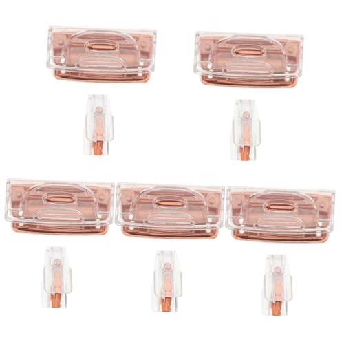 OSALADI 5 Sätze Hole Punch Nail Picker Abzieher Puncher Hefterbüro Loch Entfernung Hochleistungs-Klammerentferner Werkzeug zum Entfernen von Heftern Handentferner für Heftklammern Plastik von OSALADI