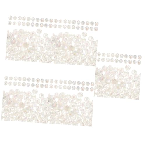 OSALADI 5 Sätze Kristallperlen Facettierte Zwischenperlen Schmuck Runden Kleine Abstandsperlen Lose Abstandsperlen Diy Perlen Masse Handwerkskügelchen Plastik 100 Stück * 5 OSALADI 5 Sätze Kristallperlen Facettierte Zwischenperlen Schmuck Runden Kleine Abstandsperlen Lose Abstandsperlen Diy Perlen Masse Handwerkskügelchen Plastik 100 Stück * 5 von OSALADI